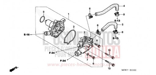 POMPE A EAU NT700V6 de 2006